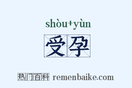 受孕是什么意思的图片